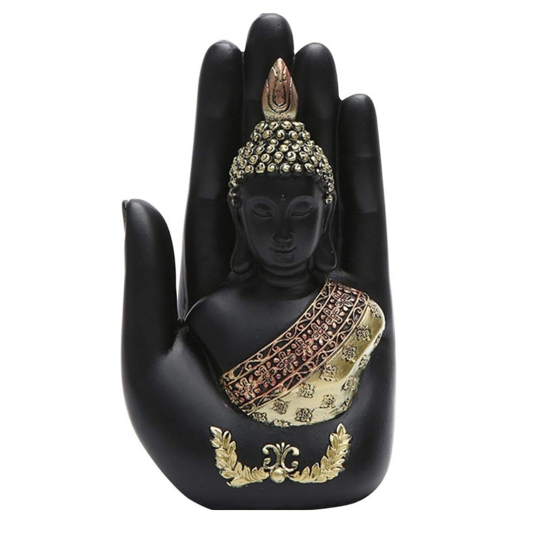 Deko Buddha thailändisch, Kunstharz, 18x7x10,5cm