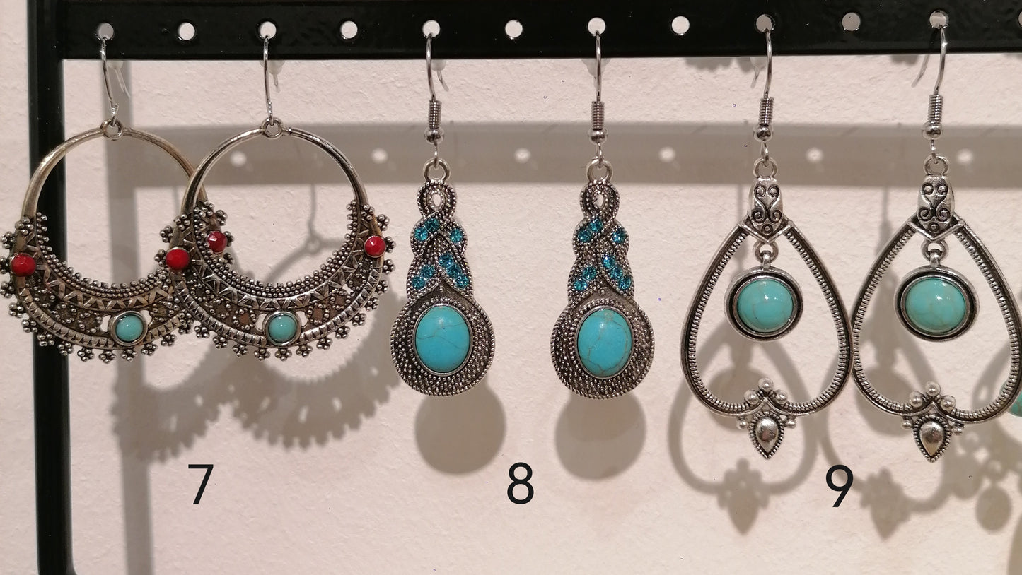 Ohrringe indischer Stil, Modeschmuck