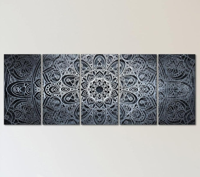 Bild Kunstdruck 5teilig 200x80cm