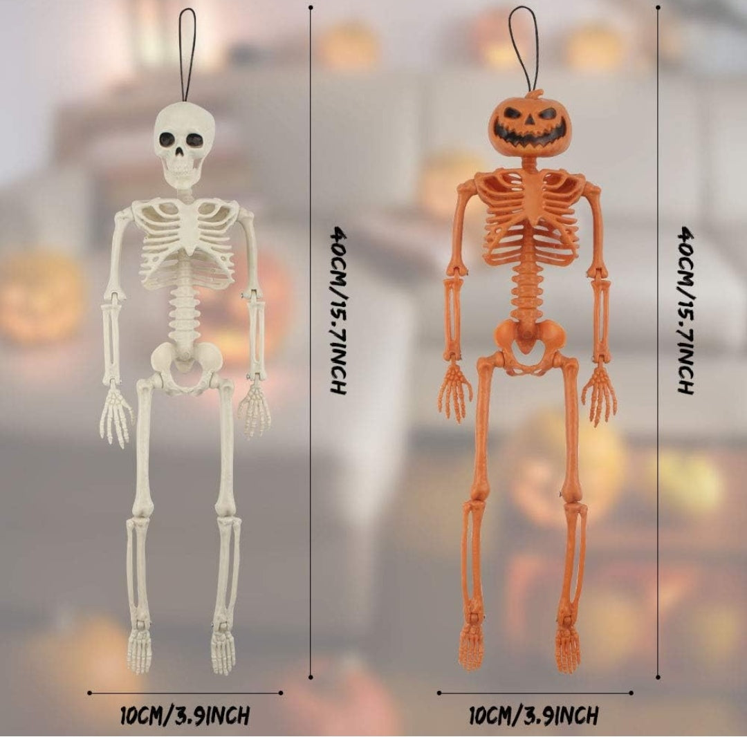 Deko Skelett Halloween, Kunststoff, 40x10cm