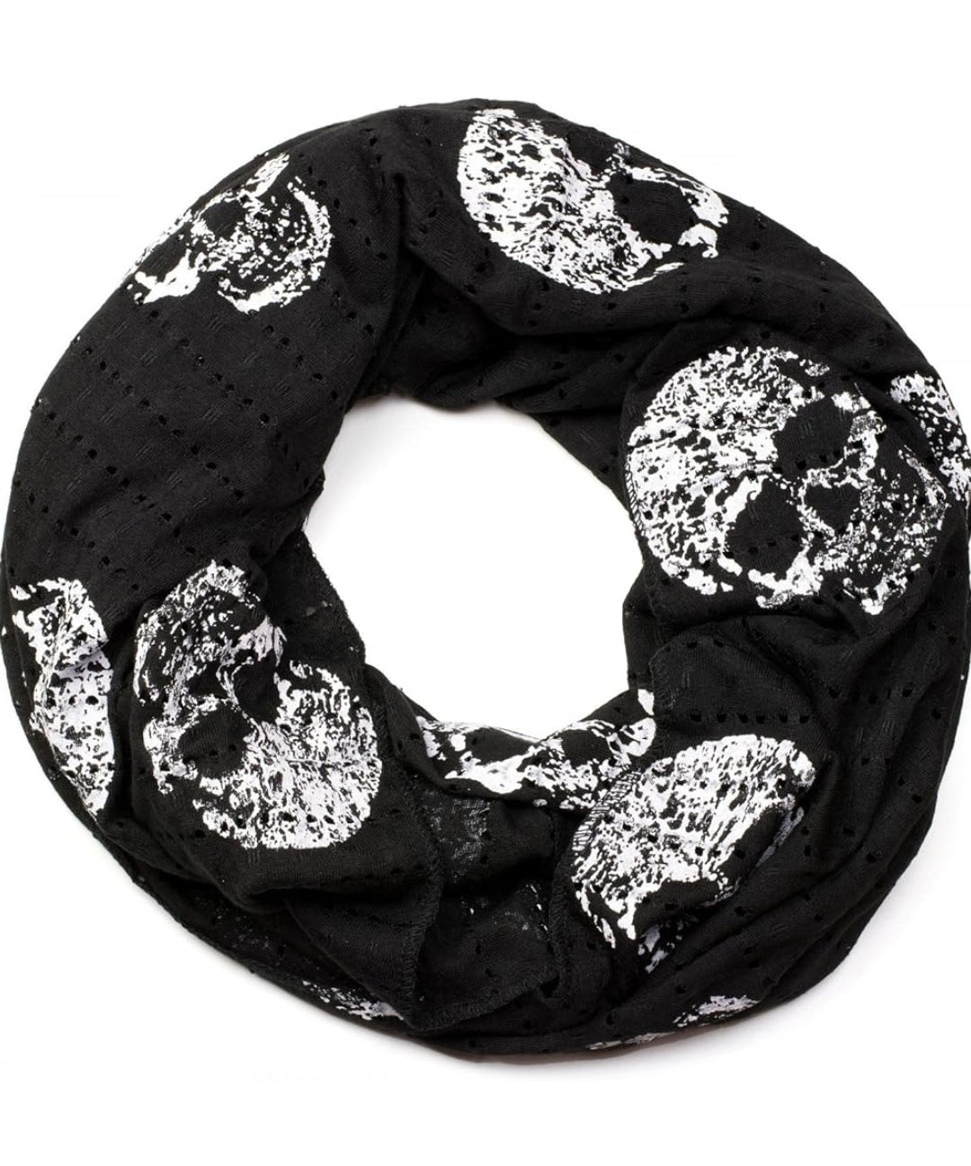 Schal Totenköpfe, Loopschal