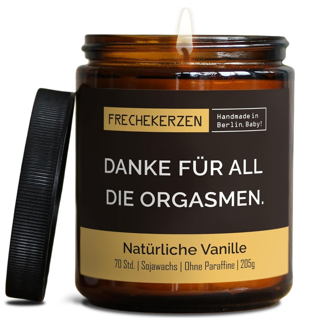 Duftkerze mit Spruch, Sojawachs, mit Geschenkbox