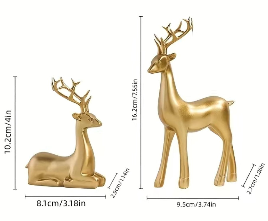Deko Hirsch Gold, Set