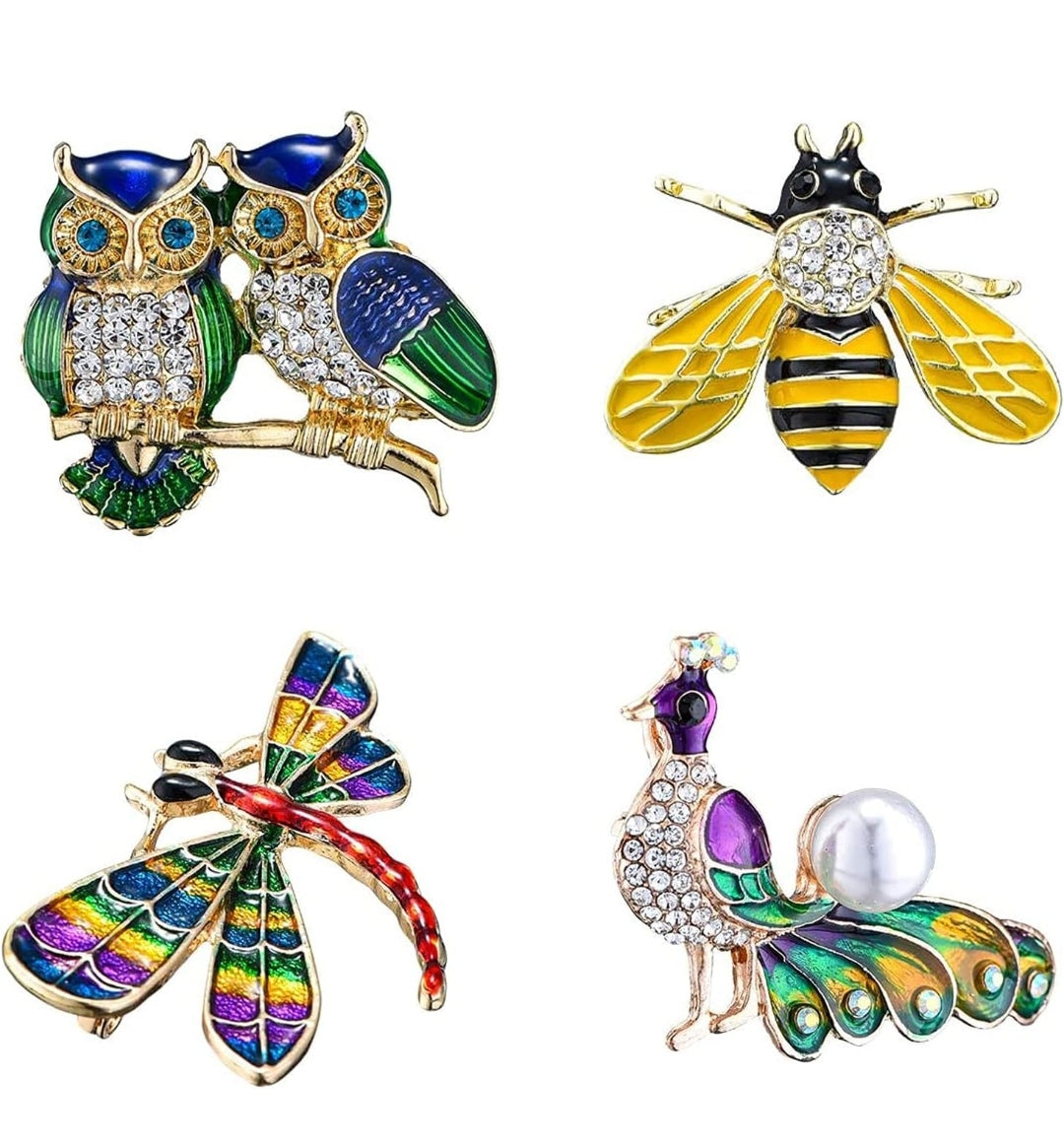 Brosche Tiermotiv klein, Modeschmuck