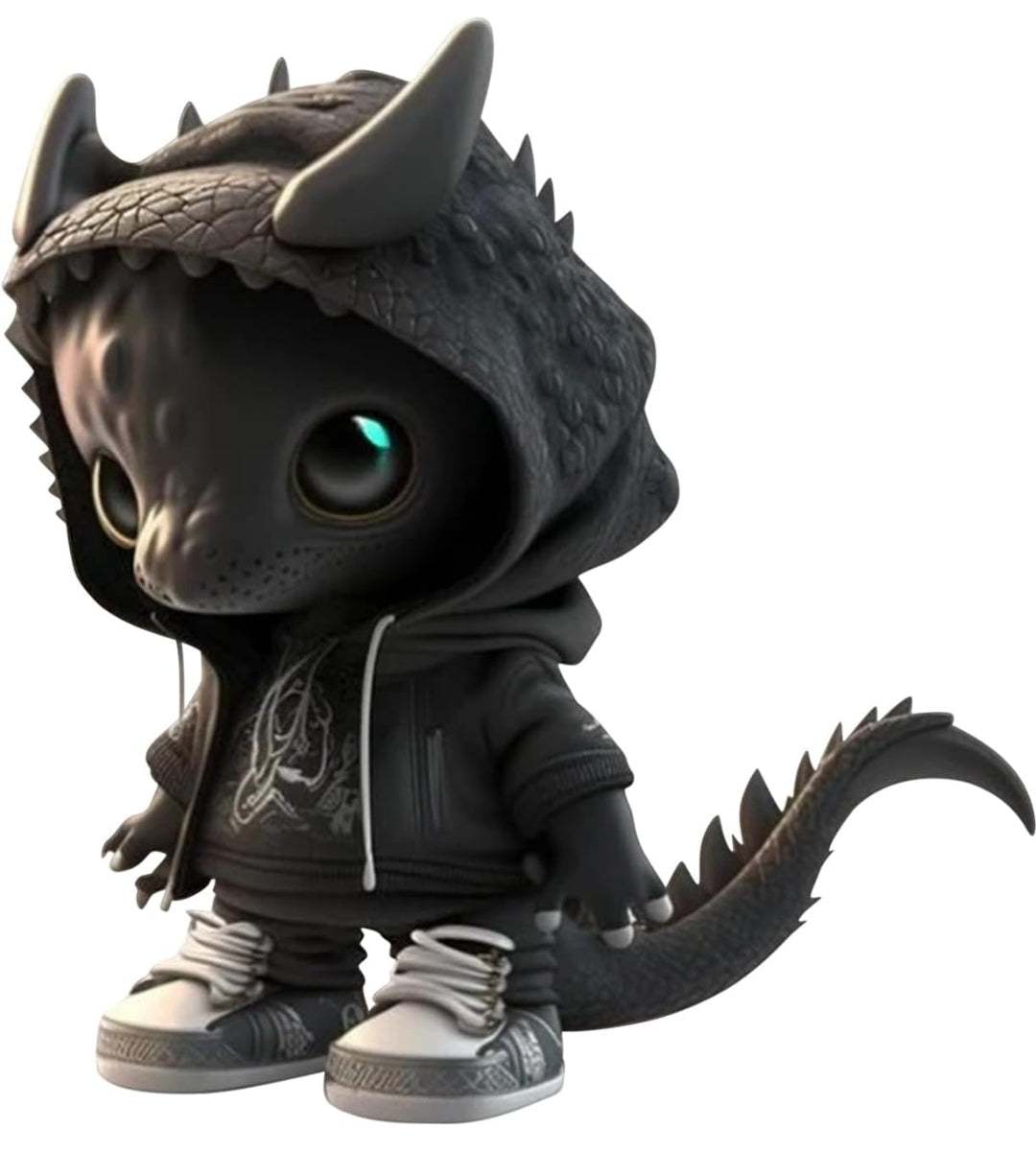 Deko Drache, Kunstharz, 15x6,5cm