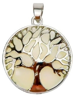 Anhänger Lebensbaum mit Edelstein