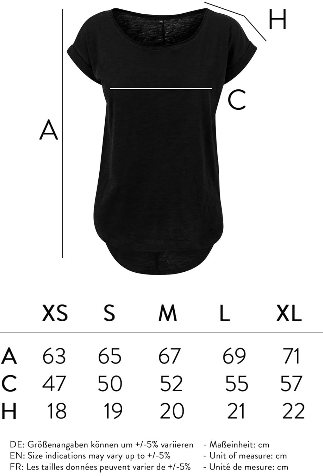 T-Shirt Damen, Baumwolle