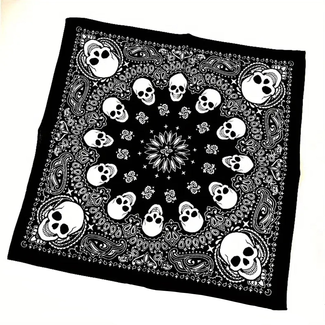 Bandanas Totenköpfe, Baumwolle