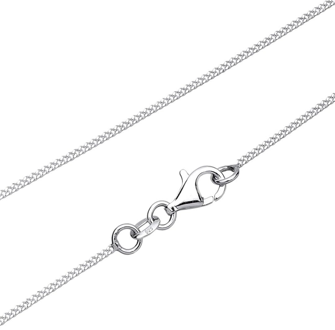 Halskette Flügel, Echt Silber, Zirkonia, Kette 45cm, Anhänger 2,6cm