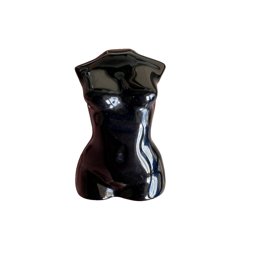 Deko Torso, Obsidian, 50mm