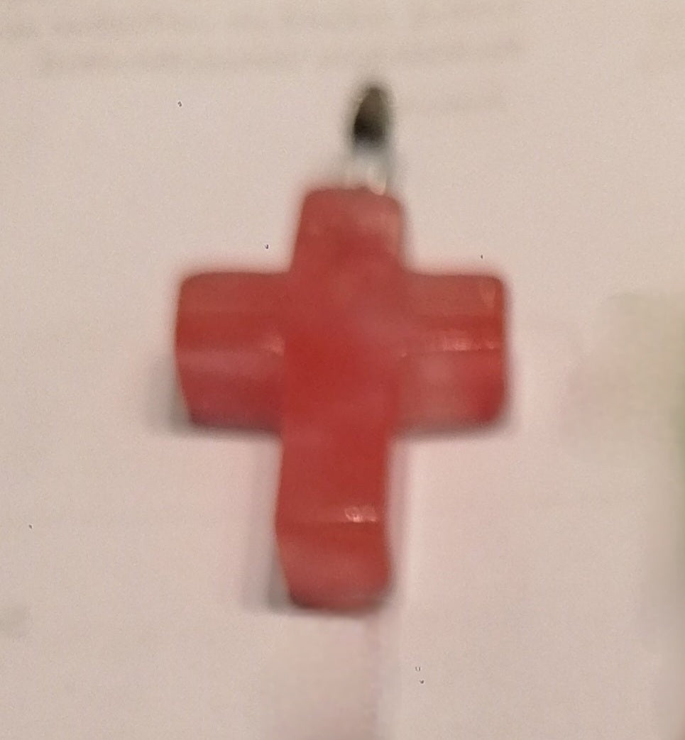 Anhänger Kreuz Edelstein