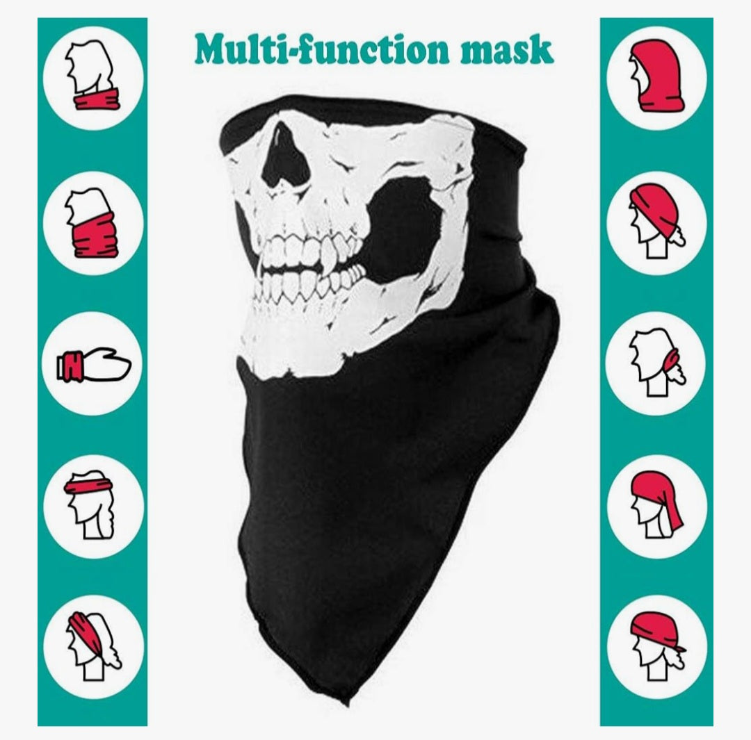 Halstuch Schlauch mit Totenkopf