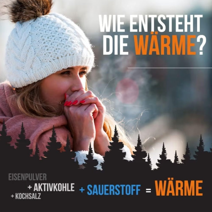 Handwärmer mit Aktivkohle