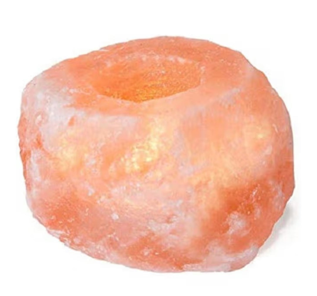 Teelichthalter Himalayasalz 10x6,5cm