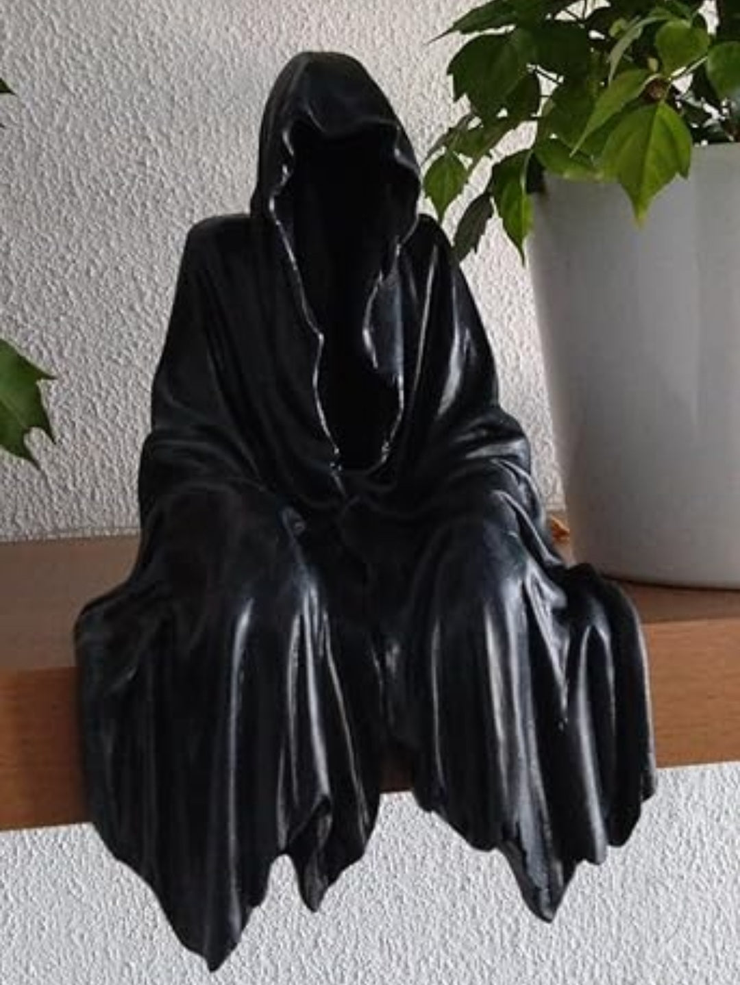 Deko Kantenhocker Schattendämon, Kunstharz, 19cm