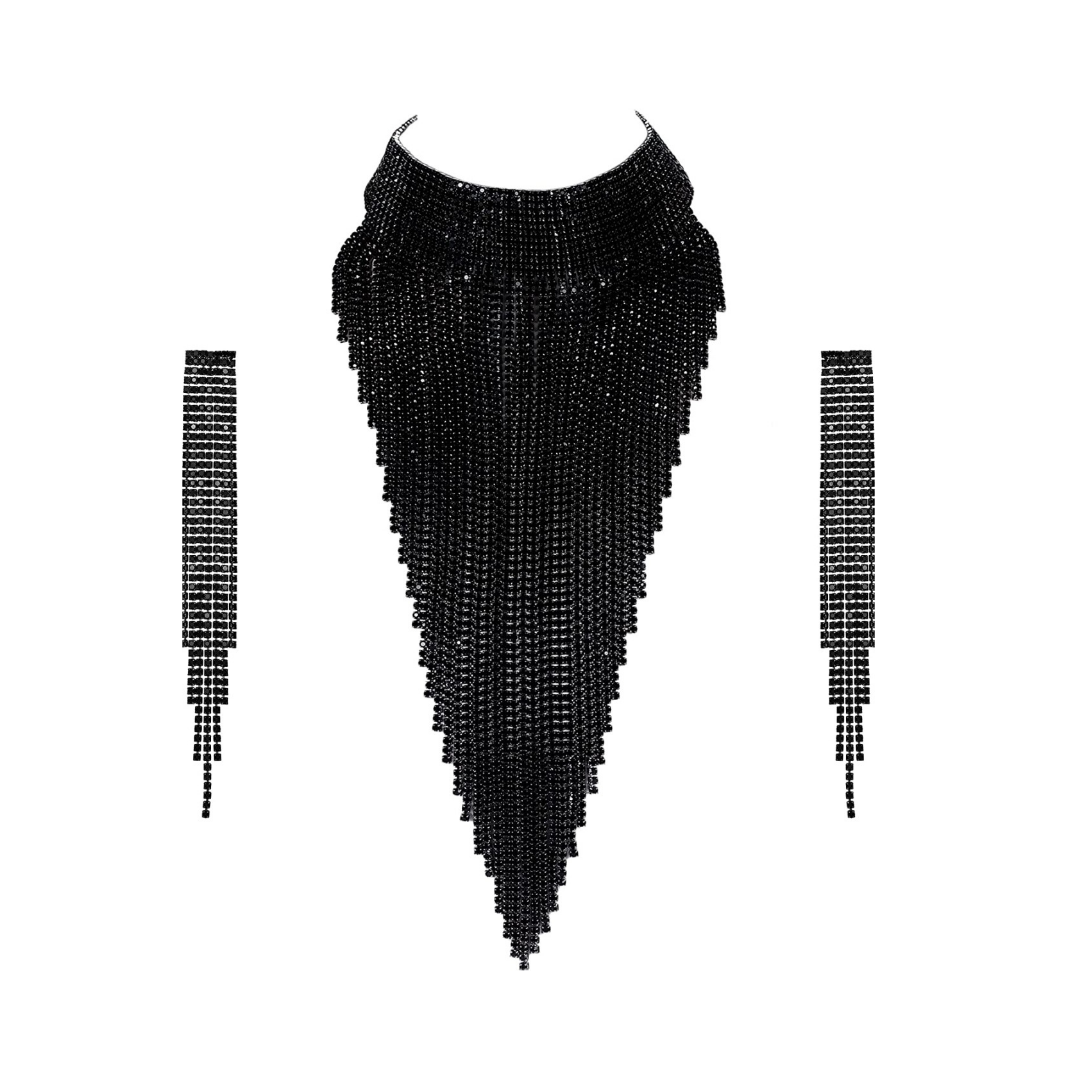Halskette Strass, Modeschmuck