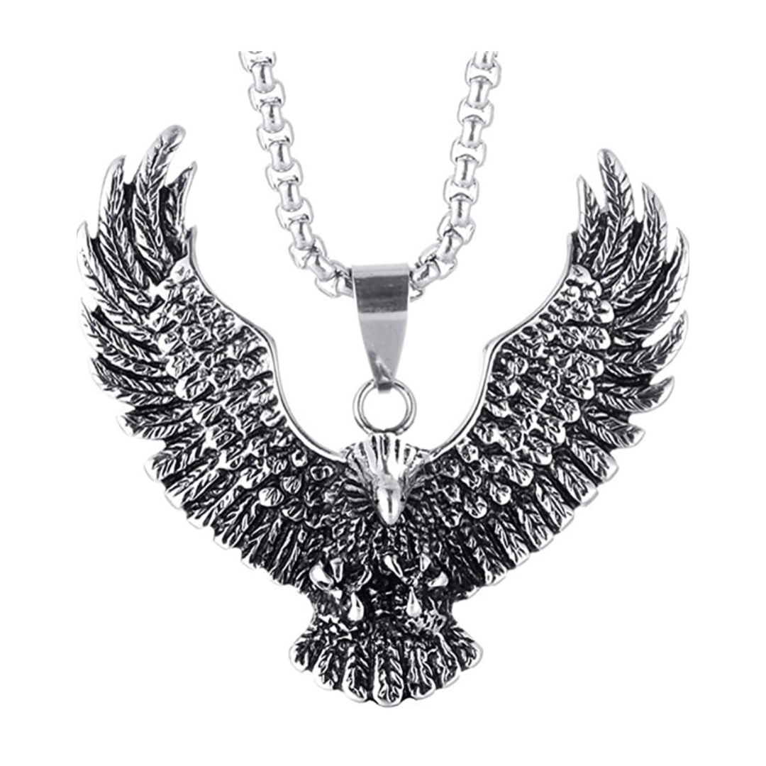 Halskette Adler Edelstahl Briolette-Kette 60cm