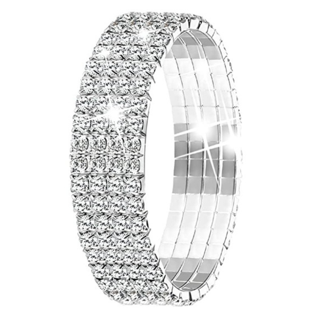 Armband Strass Modeschmuck silber