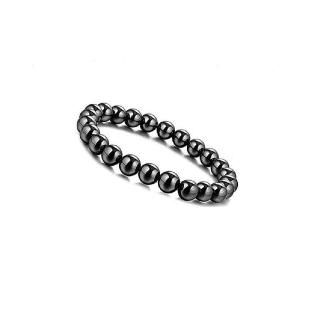 Armband Hämatit Magnet, Kugeln 8mm