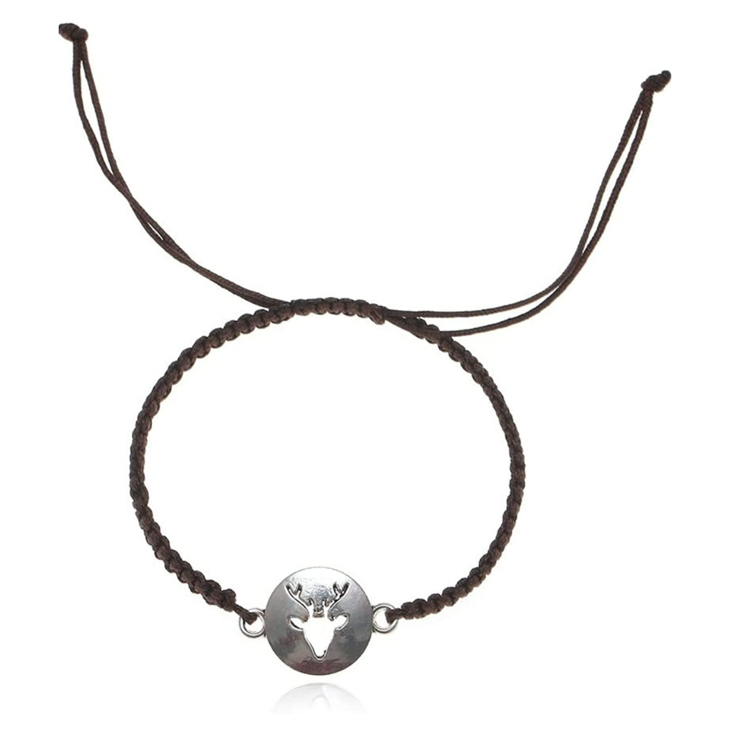 Armband Hirsch braun