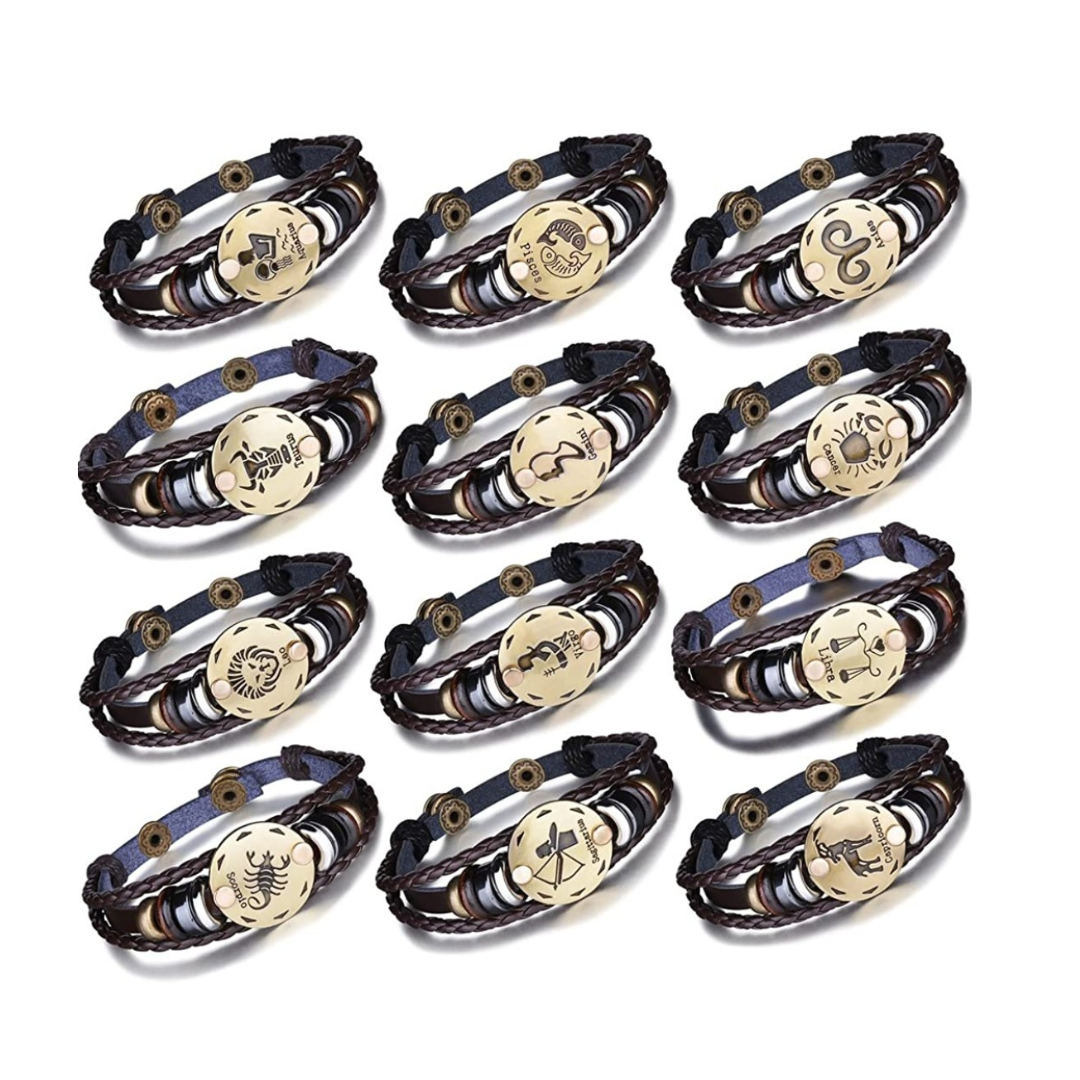 Armband Sternzeichen PU-Leder