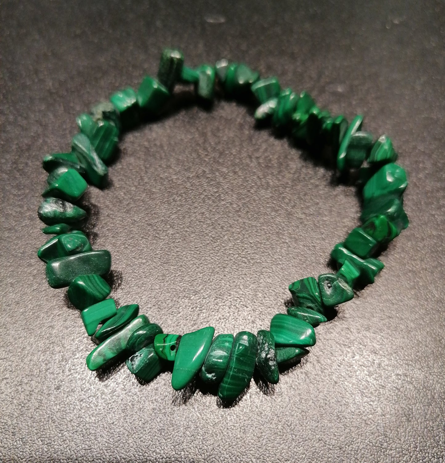 Armband Malachit, Splitter