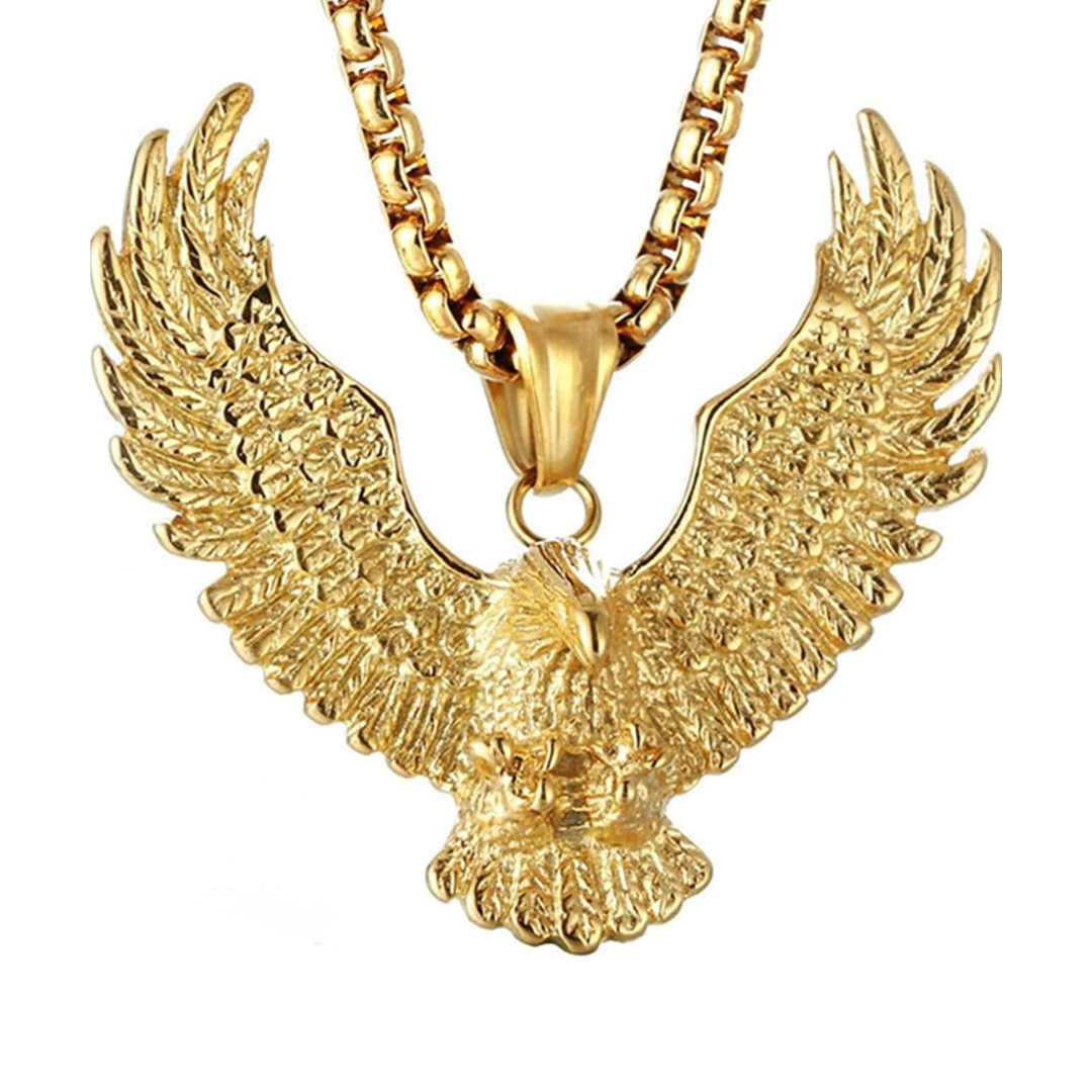 Halskette Adler Edelstahl Briolette-Kette 60cm