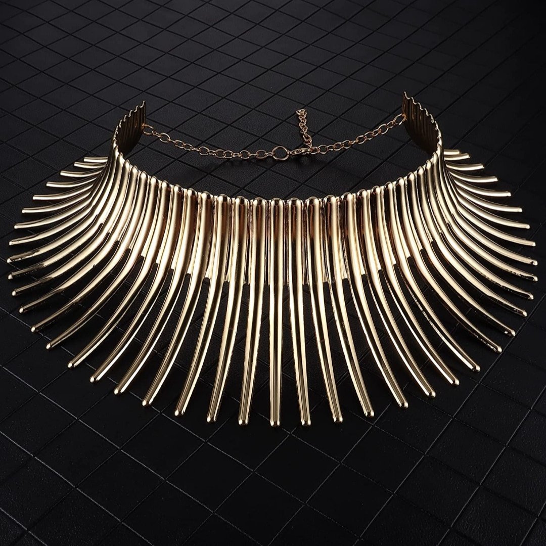 Halskette Afrika Statementkette gold Modeschmuck