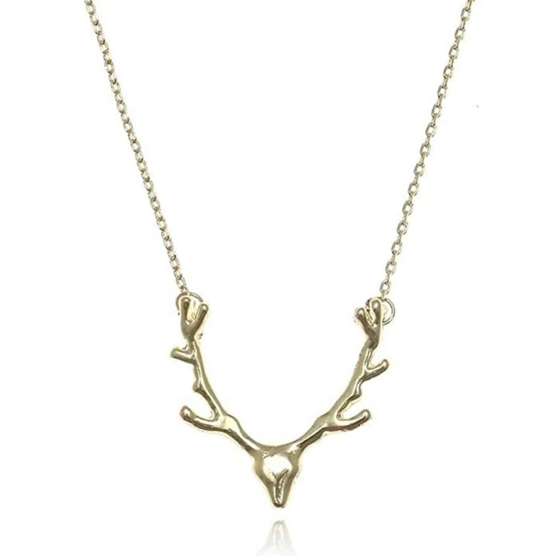 Halskette Hirschgeweih Modeschmuck