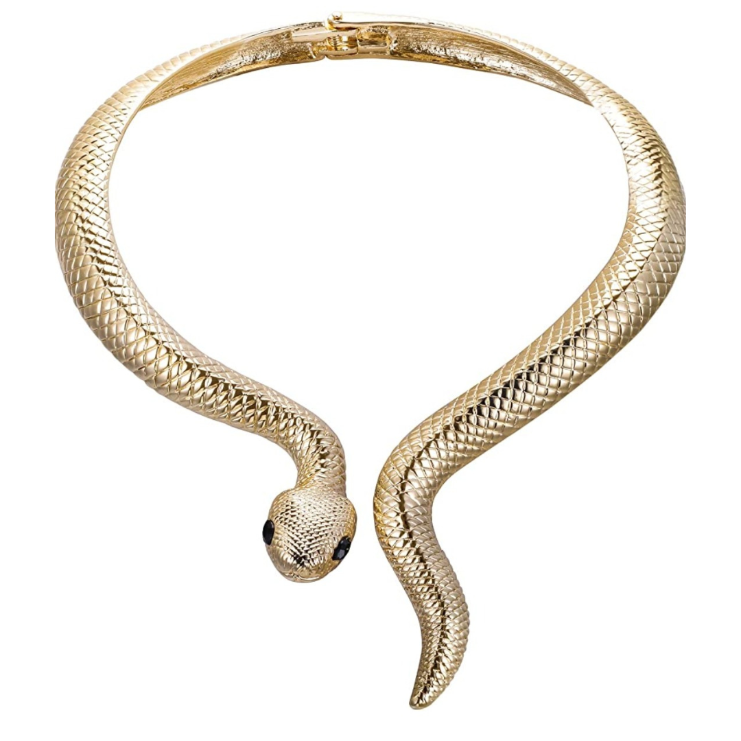 Halskette Schlange Statementkette gold