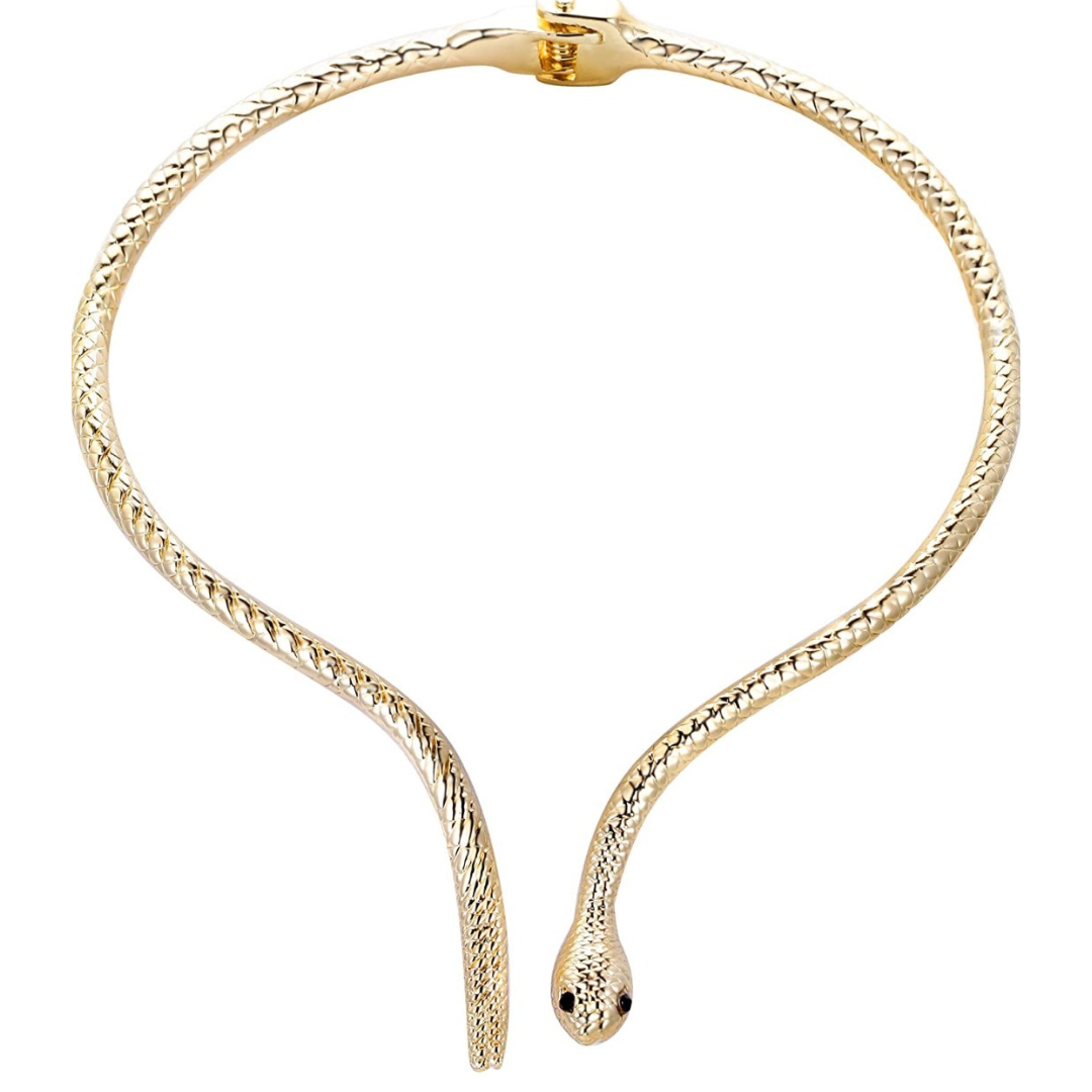 Halskette Schlange Statementkette gold