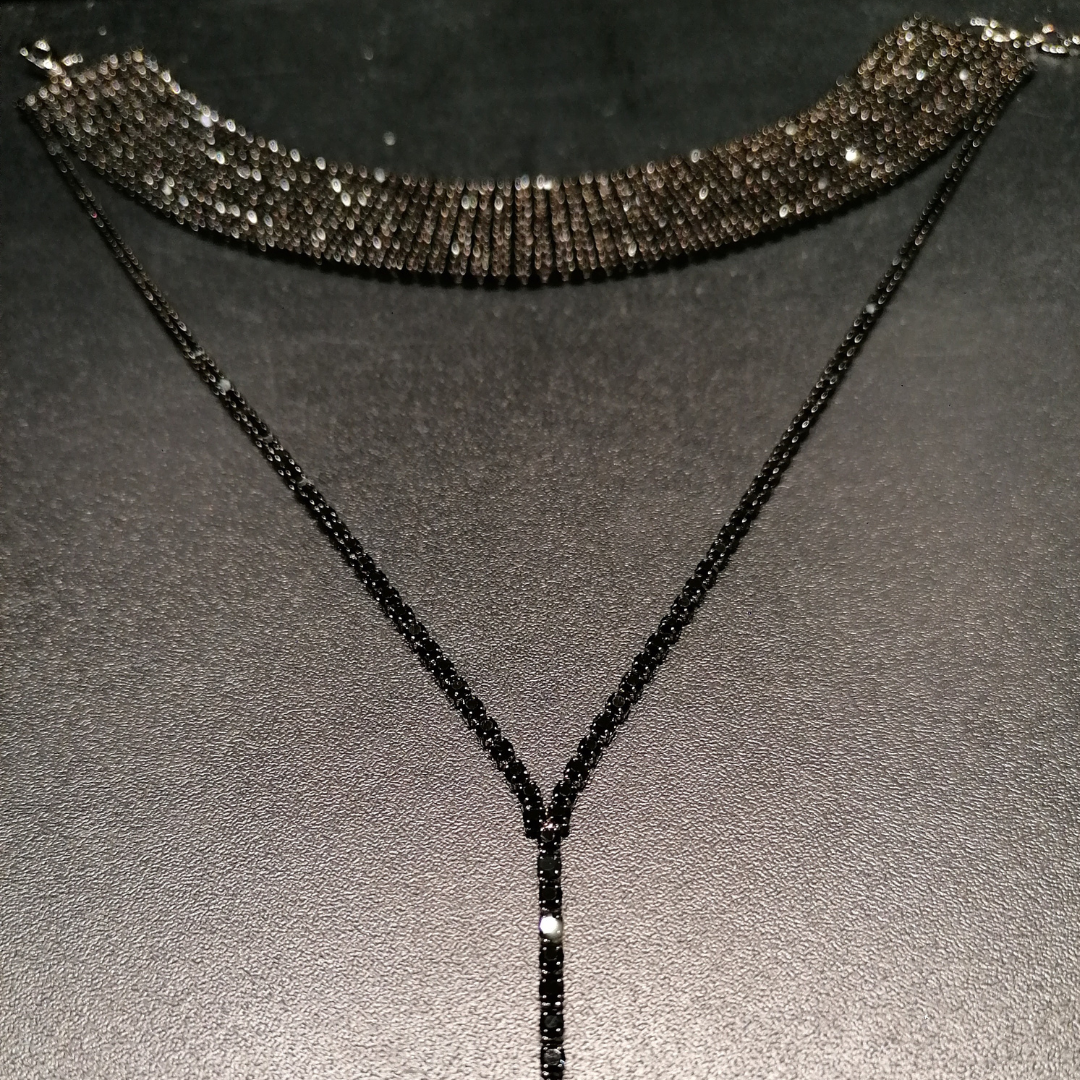 Halskette Strass, Modeschmuck