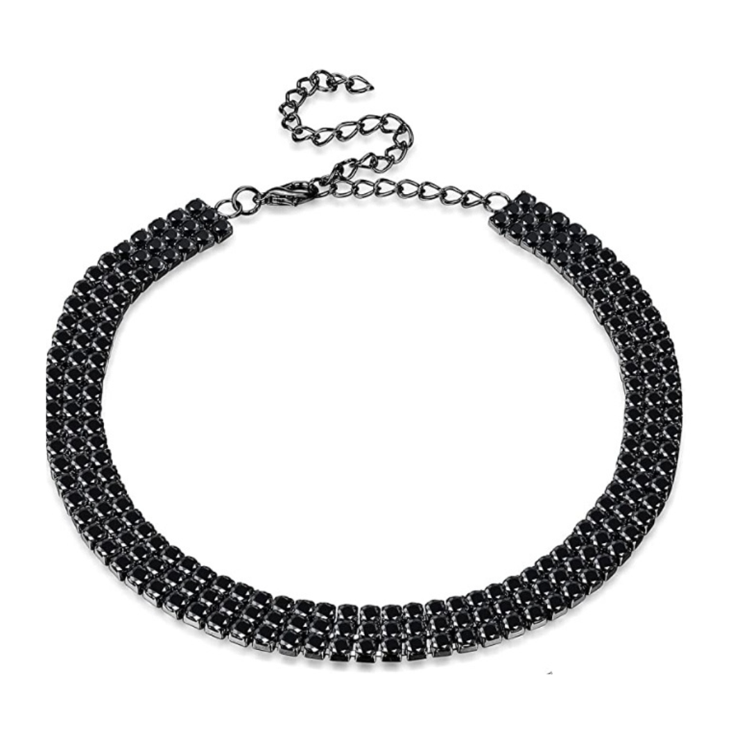 Halskette Strass Choker