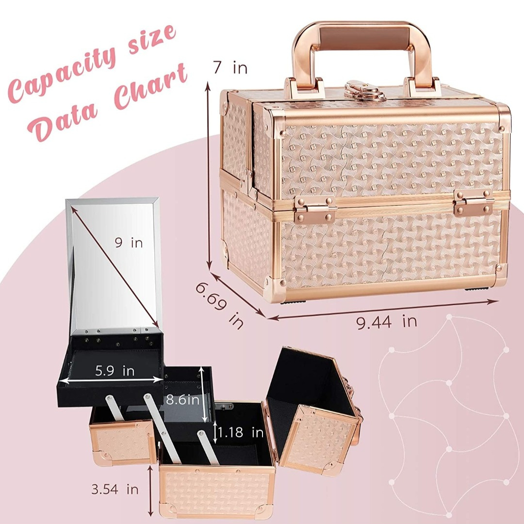 Kosmetikkoffer rosegold