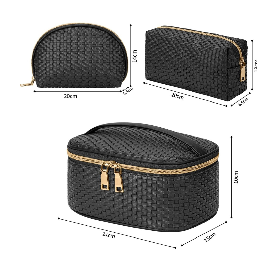 Kosmetiktasche schwarz