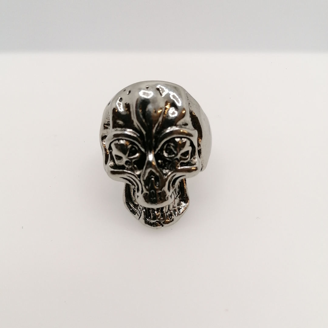 Ring Totenkopf Edelstahl