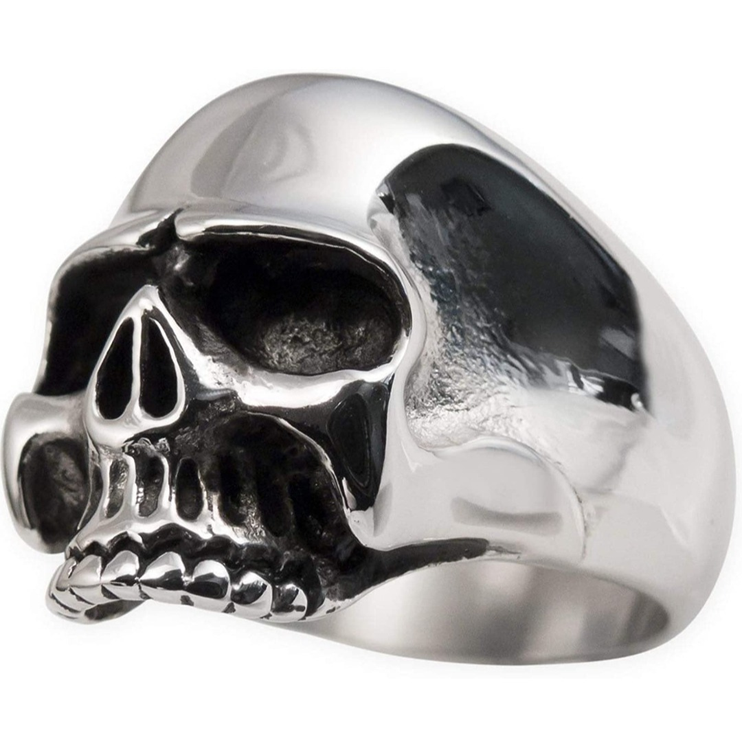 Ring Totenkopf Echt Silber
