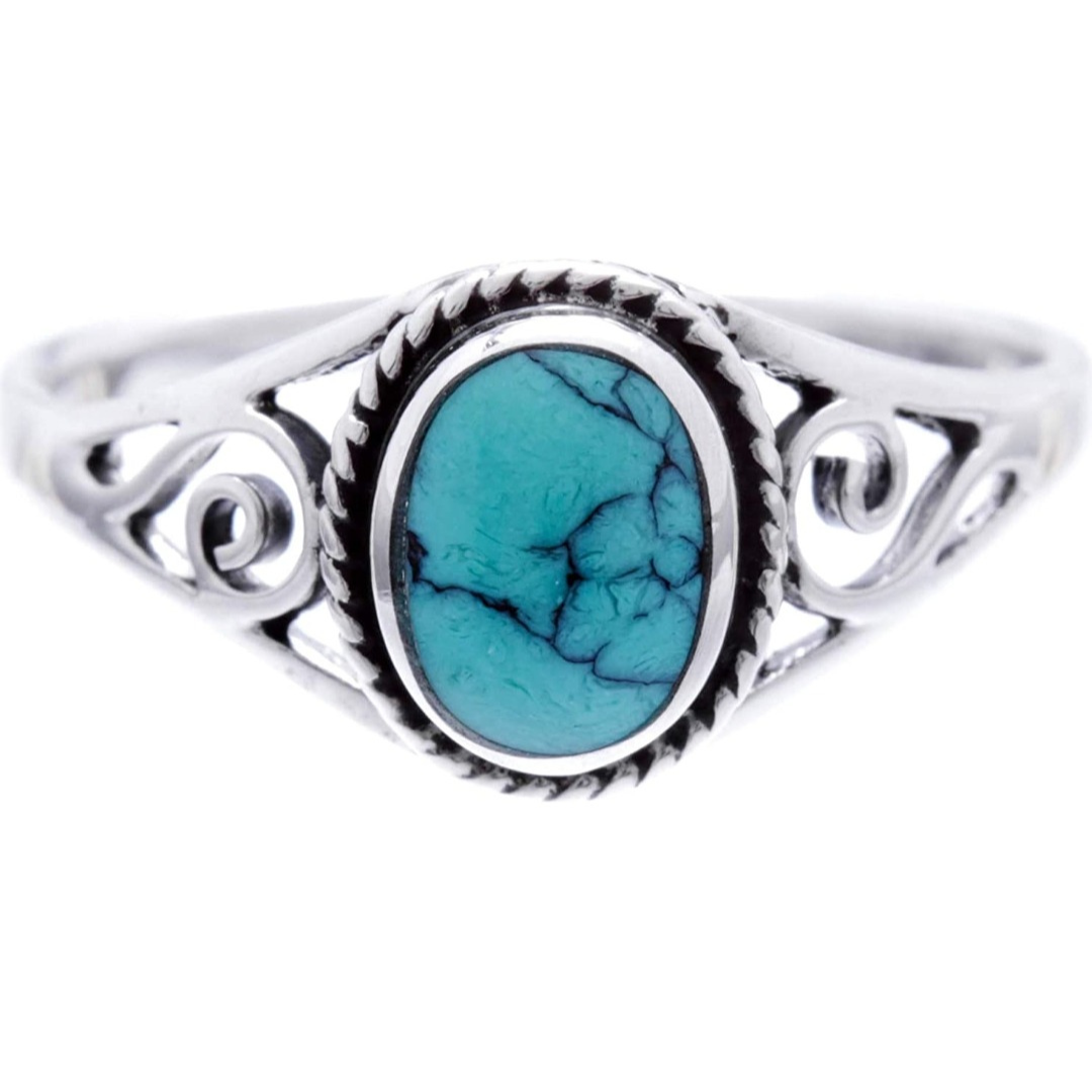 Ring Türkis Echt Silber 925
