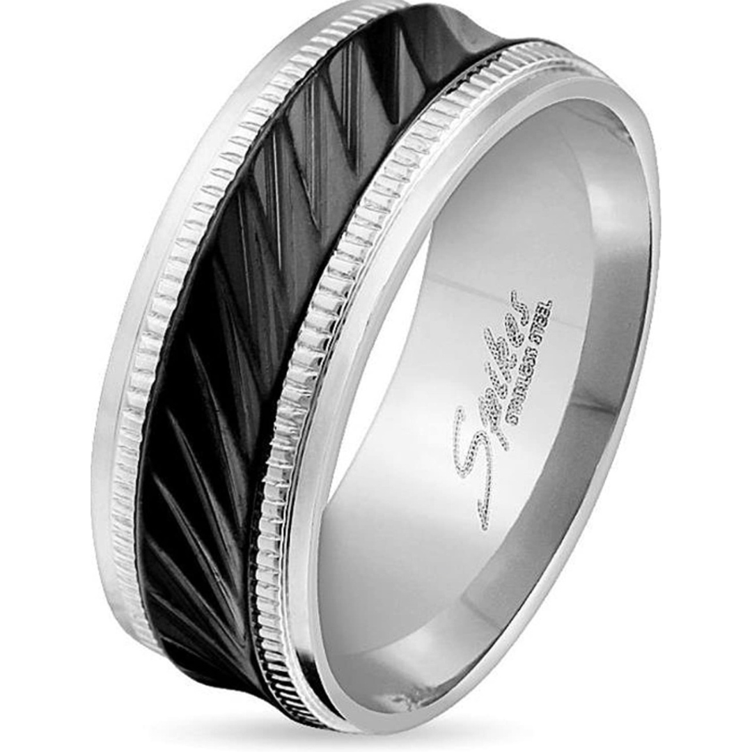 Ring Edelstahl 316L schwarz