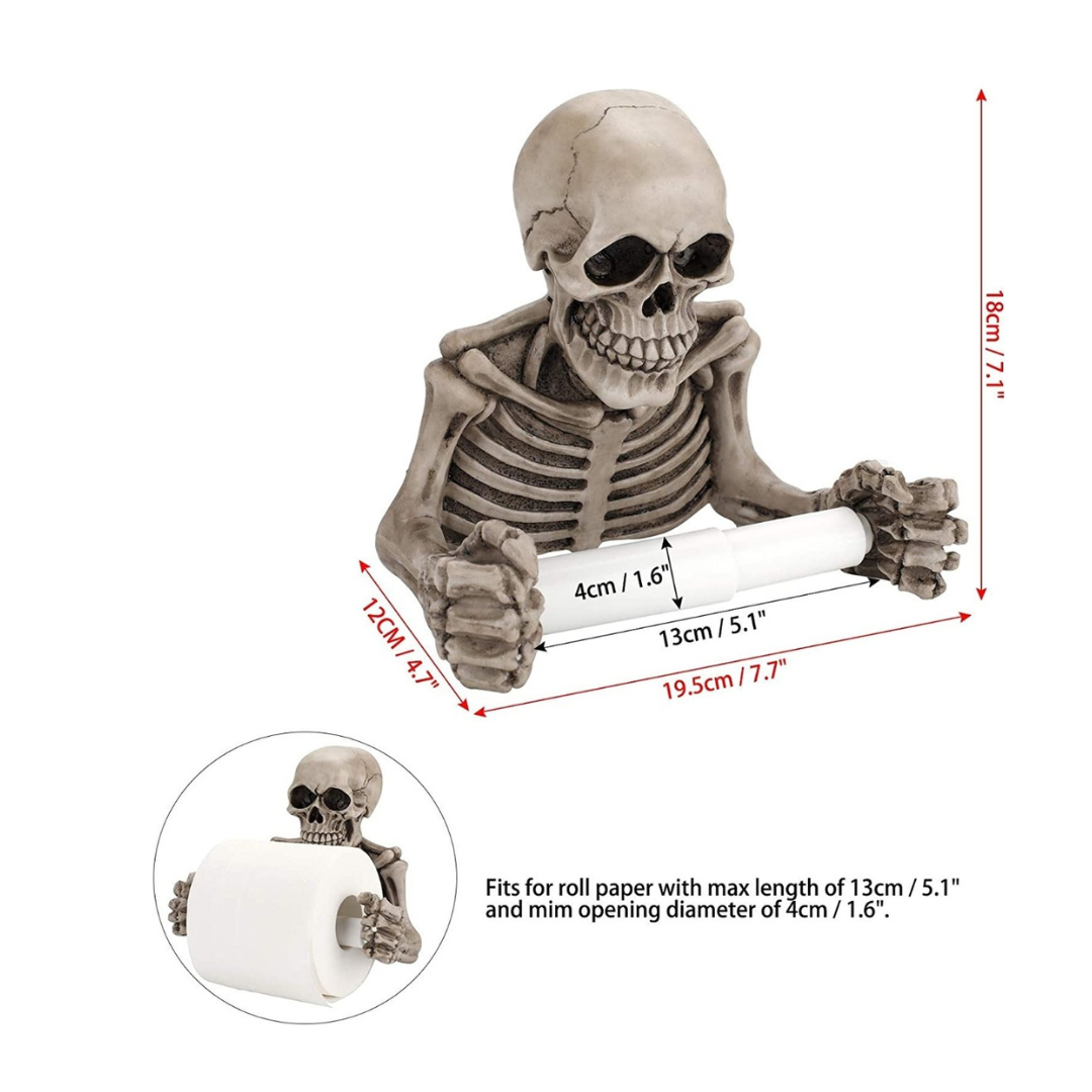 Rollenhalter Totenkopf