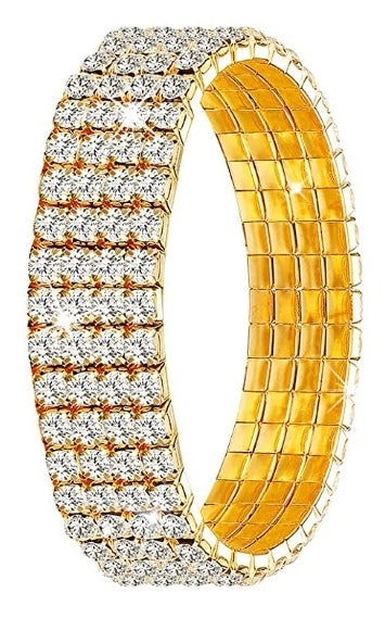 Armband Strass Modeschmuck gold