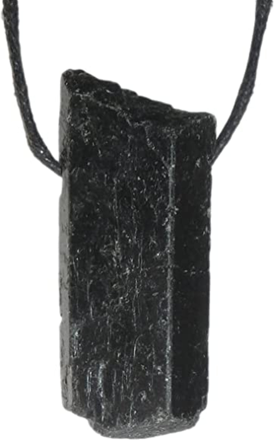 Halskette Turmalin Naturstein Baumwollband