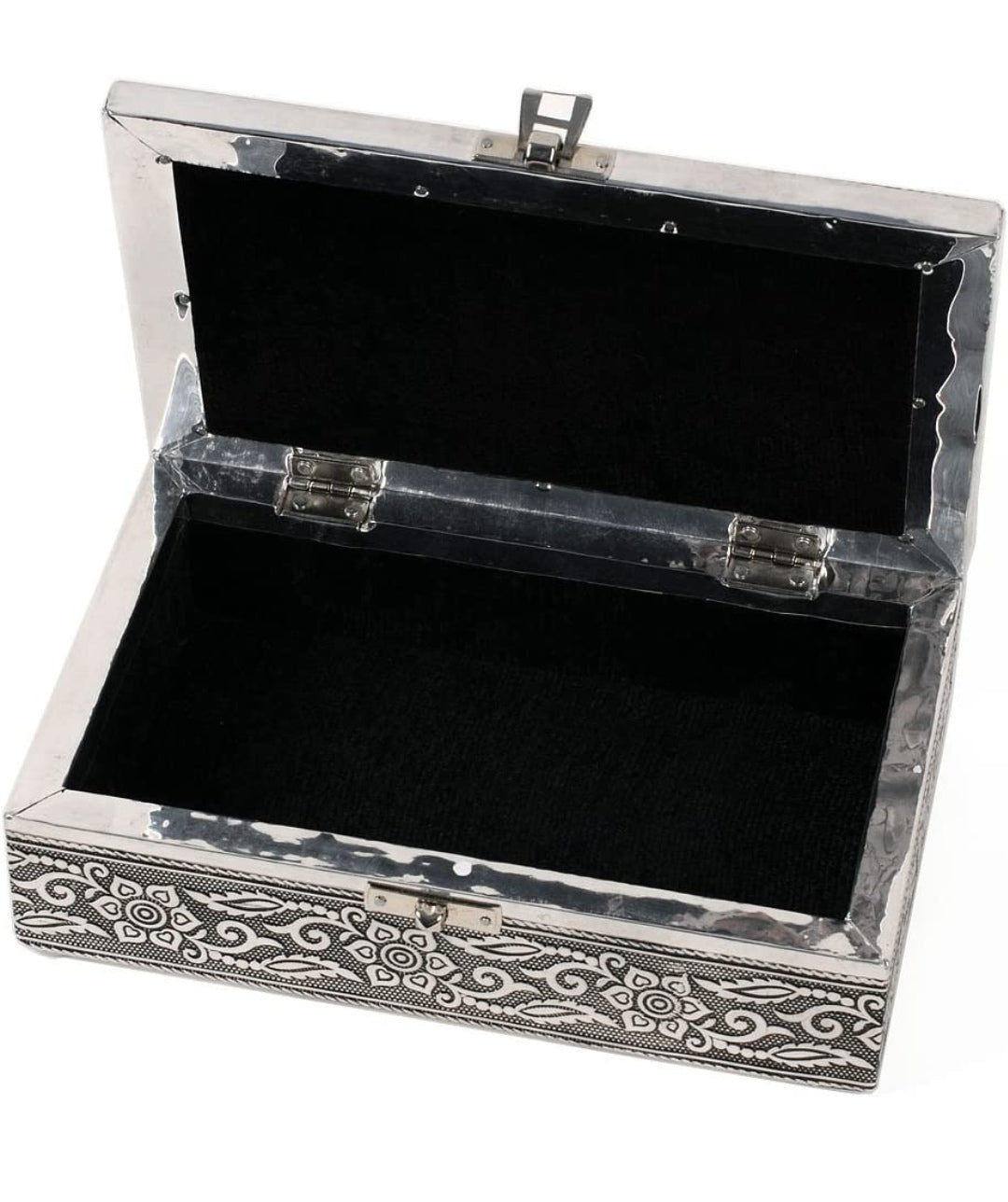 Schmuckbox Peace, Metall, 20x12x6cm