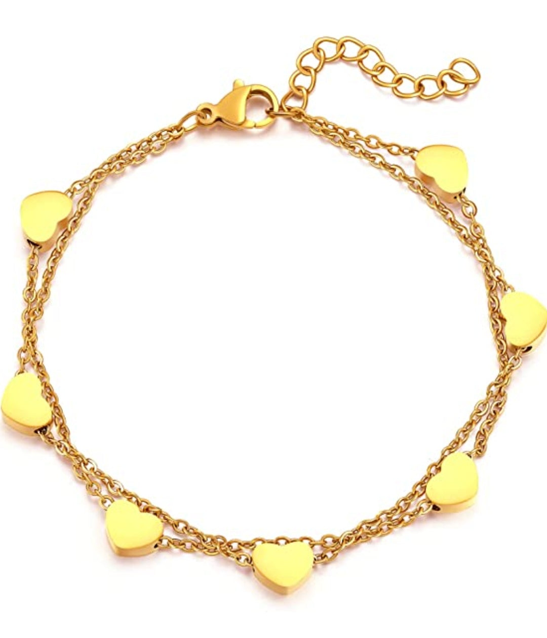 Armband Herzen Edelstahl