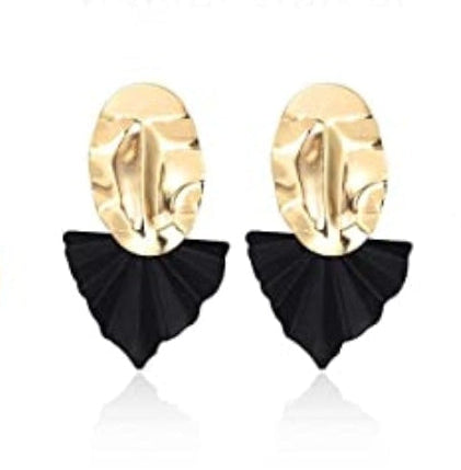 Ohrringe Modeschmuck gold/schwarz