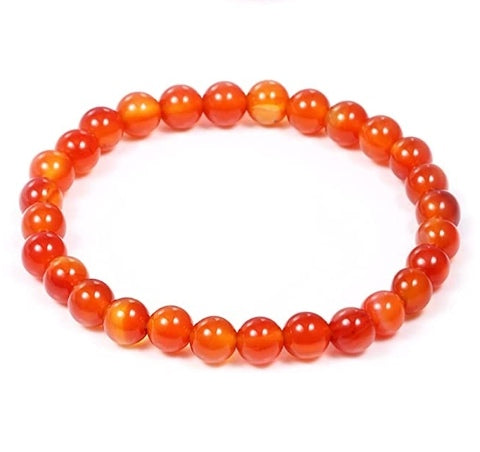 Armband Karneol Kugeln 6mm