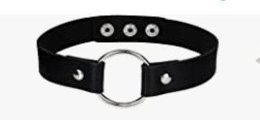 Choker PU-Leder schwarz