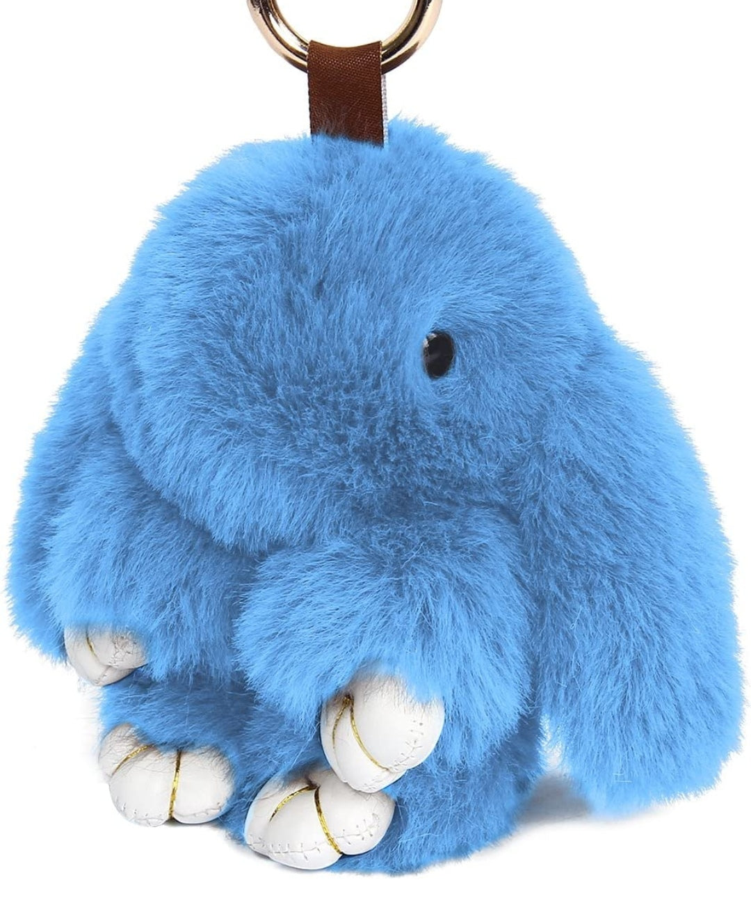 Taschenanhänger Hase, Kunstpelz, 16x10cm