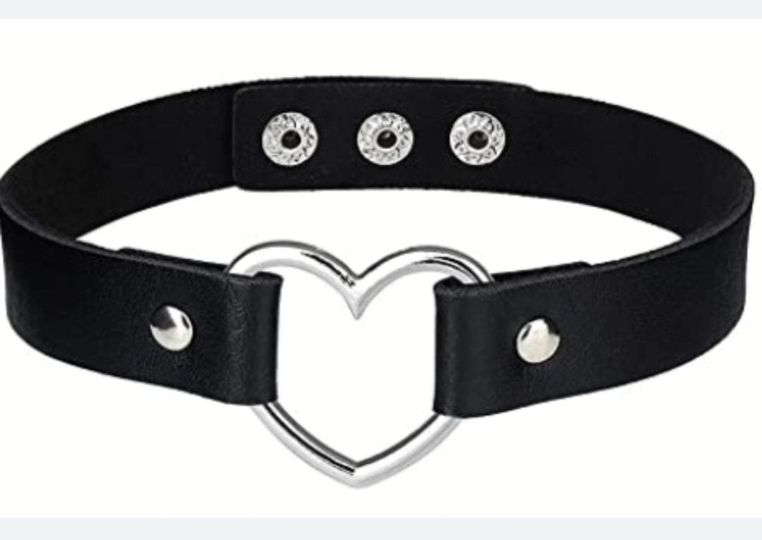 Choker PU-Leder schwarz