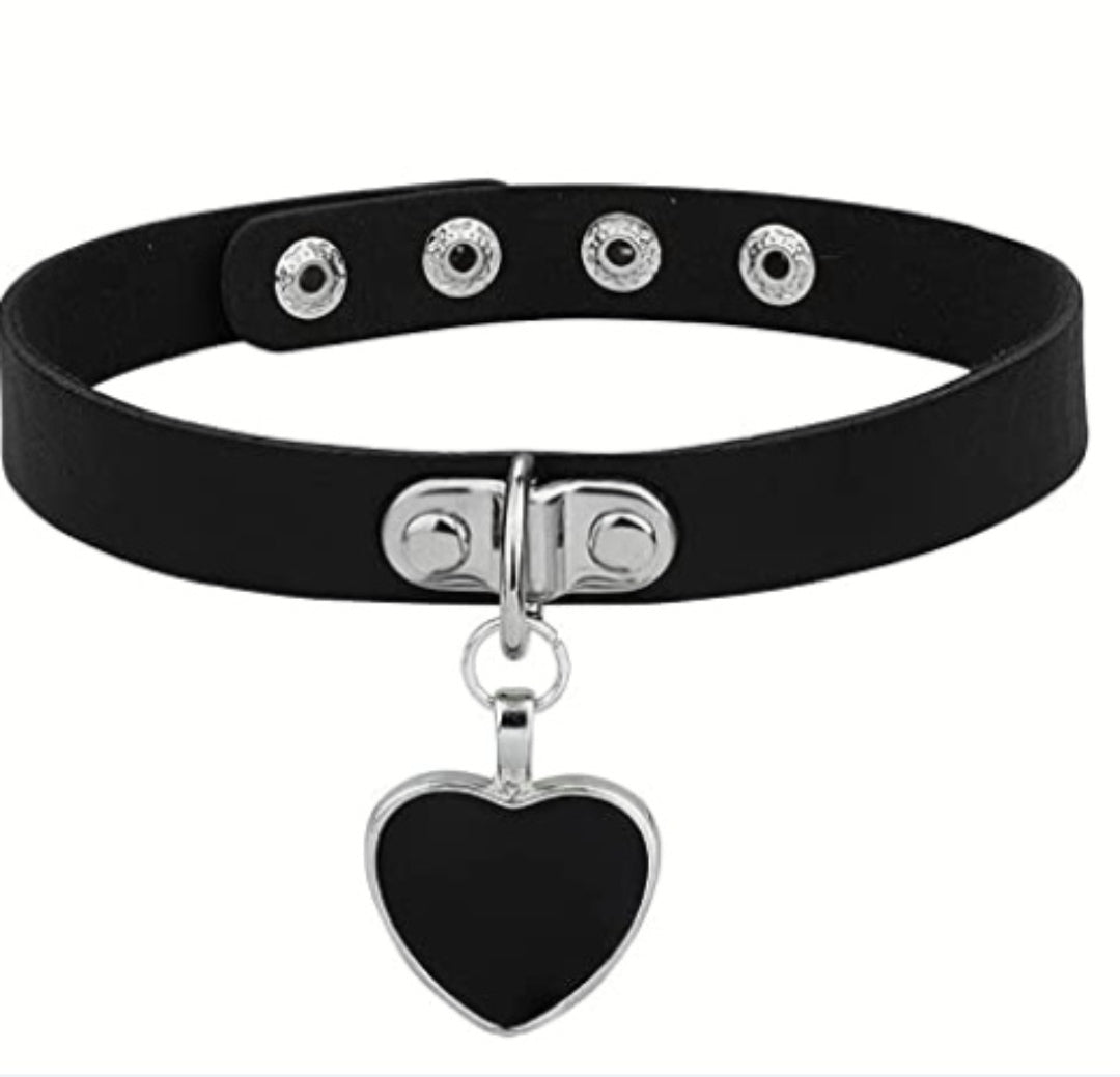 Choker PU-Leder schwarz